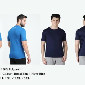 Alcis Sports Tee Navy & Royal