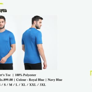 Alcis Sports Tee Royal Blue
