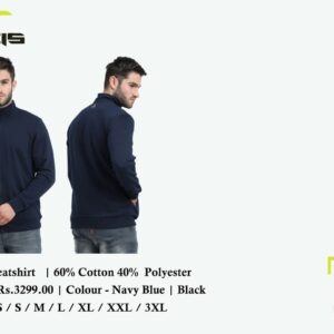 Alcis Sweat Shirt Navy Blue
