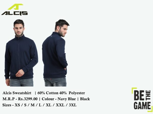 Alcis Sweat Shirt Navy Blue