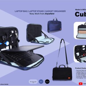 LAPTOP BAG I LAPTOP STAND I GADGET ORGANISER ( Cubicle )