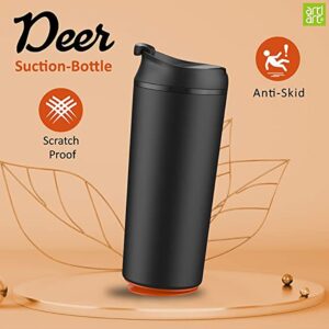 Spill Proof Travel Cup with Flip Over Lid- 330ml ( Deer )
