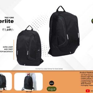 ULTRA LIGHT ANTI-THEFT LAPTOP BACKPACK ( Featherlite )