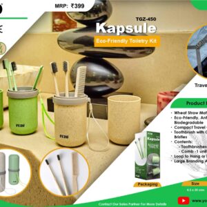 Eco-Friendly Toiletry Kit ( Kapsule )