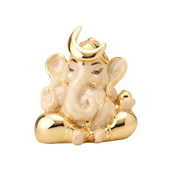 Pearl White Chanda Ganesha